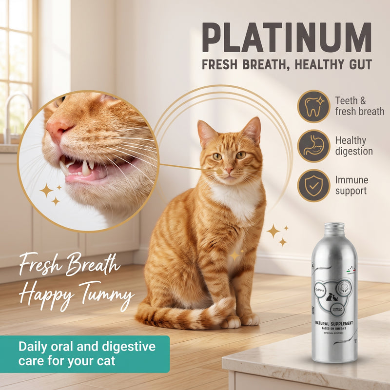 Natural Supplement Based on Omega-3 PLATINUM For Cat
